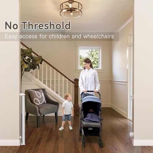 Uamector 138 Inch Extra Wide Retractable Baby Gate