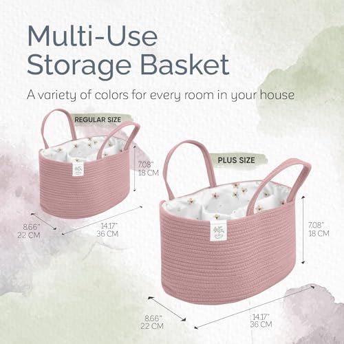 KiddyCare Diaper Caddy Organizer Pink
