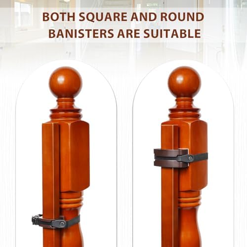 Salcod 1 Pcs No Hole Banister Gate Mounting Kit