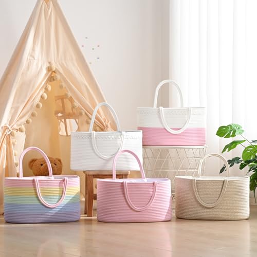 Baby Diaper Caddy Organizer with Removable Divider 1