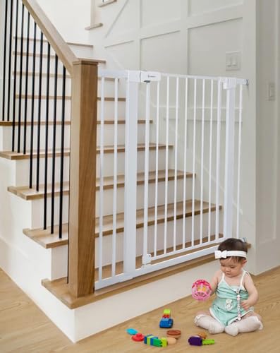 COMOMY 36 Tall Sturdy Baby Gate with Auto Close