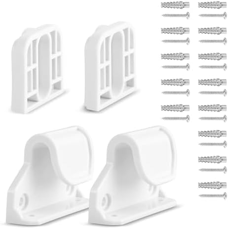 GIPIFUE Retractable Baby Gate Extensions White