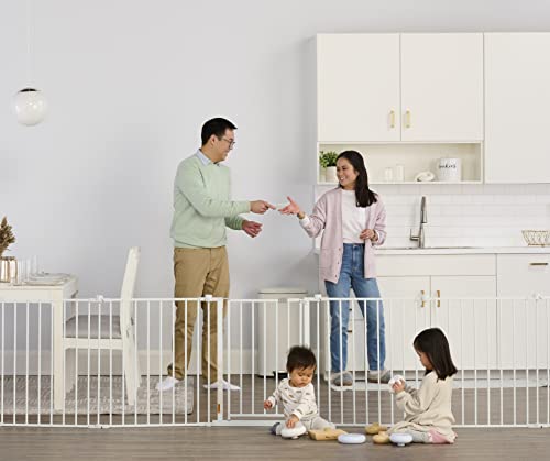 Regalo Super Wide Adjustable Baby Gate with Play Yard