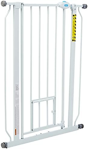 Carlson Extra Tall Walk Through Pet Gate with Small Pet Door 1