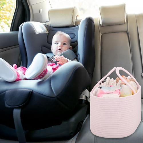 COMSE Large Diaper Caddy Organizer with T Divider