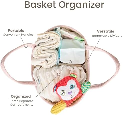 Kodomoore Diaper Caddy Organizer - Pink