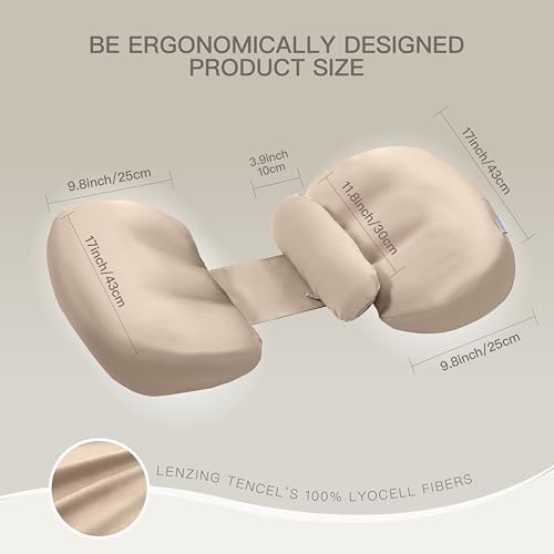 COZYREST Pregnancy Pillow with Adjustable Butterfly Shape