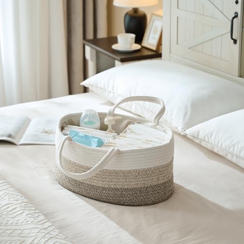 Baby Diaper Caddy Organizer - Gradient Brown