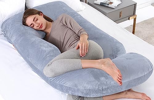 Yoyomax U Shaped Pregnancy Pillow with Removable Cover