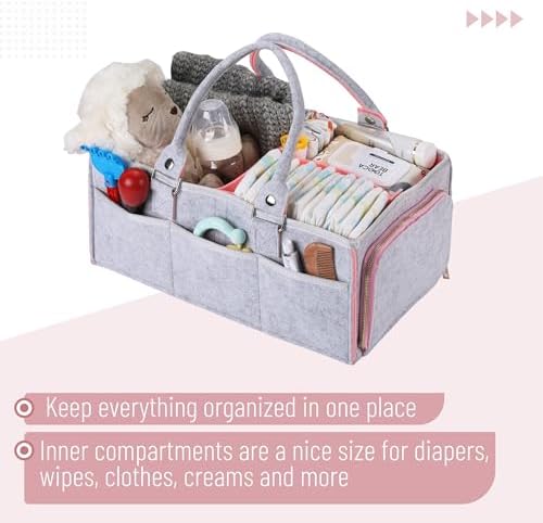 Mr Pen Baby Diaper Caddy Organizer with Handle
