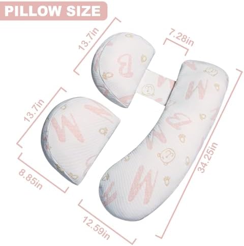 Anfrandce Pregnancy Pillow for Full Body Support