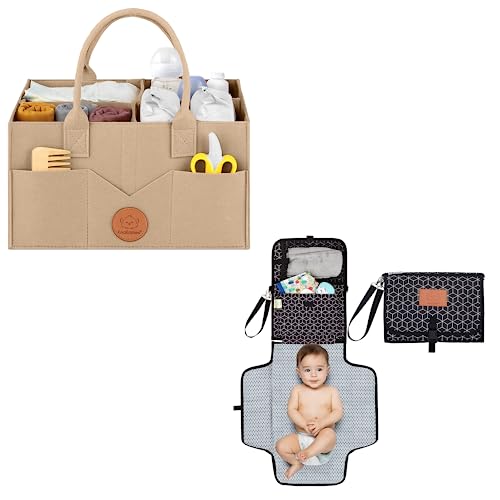 KeaBabies Baby Diaper Caddy Organizer - 132 x 105 x 72