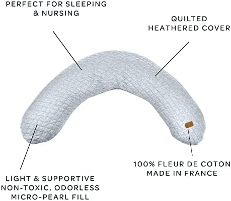 Baba Big Flopsy Pregnancy Pillow - Heather Grey