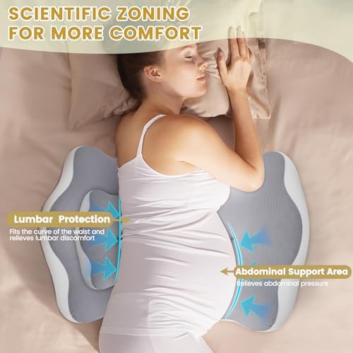 URMYWO Pregnancy Pillow Set - 4 Piece with Adjustable Velcro
