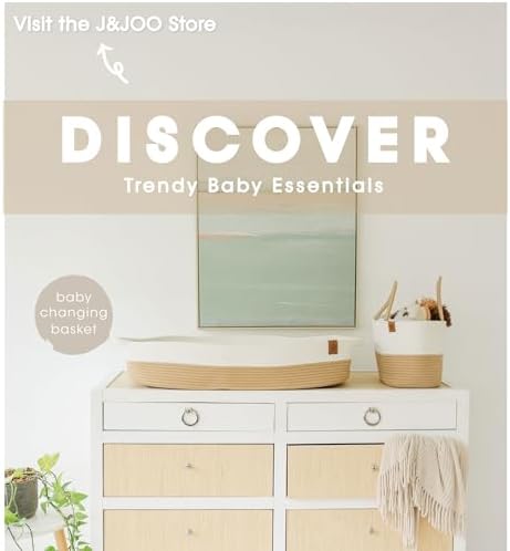 JJOO 2-in-1 Baby Diaper Caddy Organizer