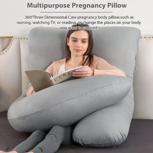 BATTOP Pregnancy Pillow with Cooling Cover 1