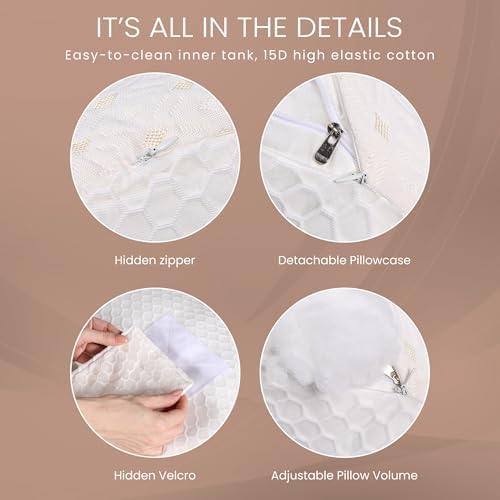 Cozynites Cooling Maternity Pillow with Adjustable Wedge