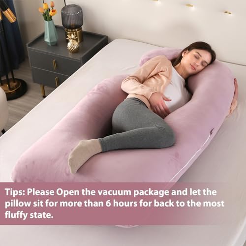 Victostar U Shaped Pregnancy Pillow with Removable Cover