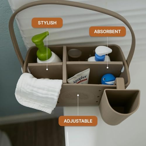 Parker Baby Bath Caddy Inserts - 4 Adjustable Compartments