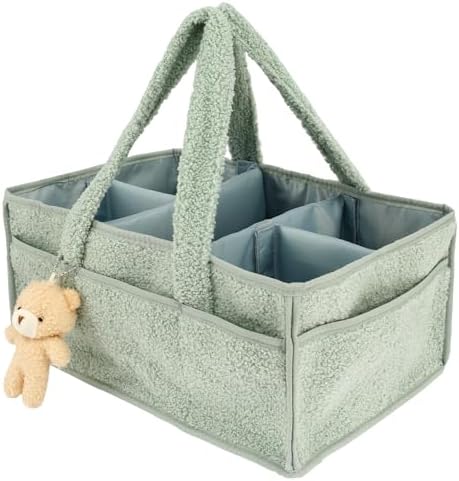 KTZCTPCA Baby Diaper Caddy Storage Basket
