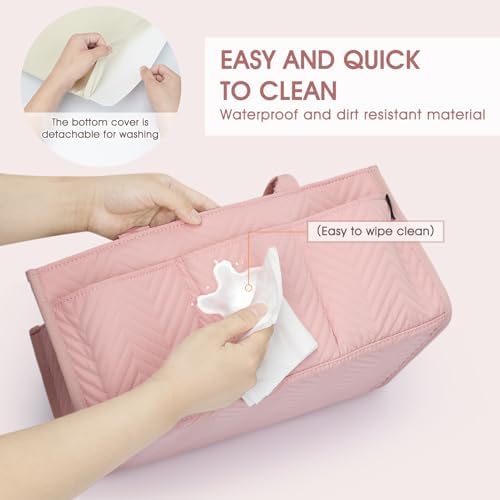 Skycase Large Diaper Caddy Organizer Pink