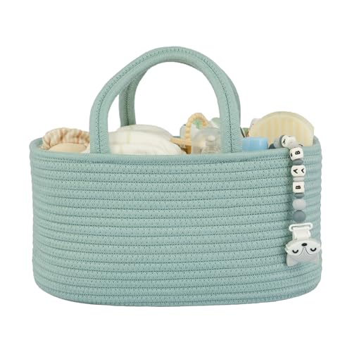 Cotton Rope Diaper Caddy Organizer for Baby 1