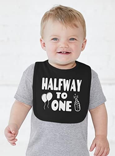 Aidens Corner Cute Baby Half Birthday Bibs Set - One Year