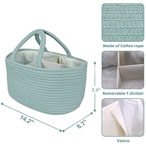 Cotton Rope Diaper Caddy Organizer for Baby 1