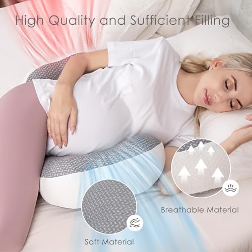 Chilling Home Pregnancy Pillow for Comfort and Support