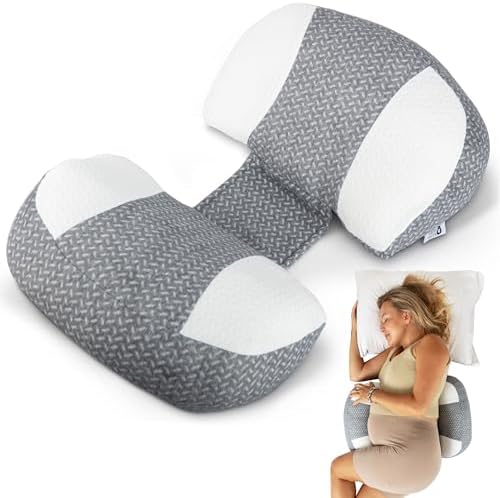 Serene Haven Plus Sized Pregnancy Pillow - Belly Hip Back Support