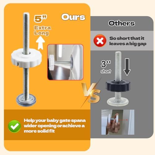 4 Pack Baby Gate Extender Replacement Parts 1