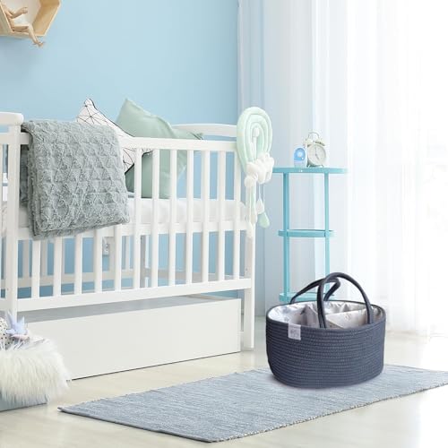 KiddyCare Diaper Caddy Organizer with Handle Lid