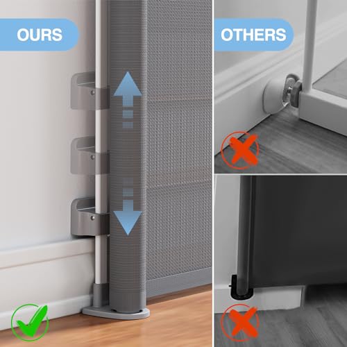 PRObebi Retractable Gate - 54 Wide 34 Tall Baby Dog Safety