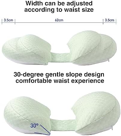 Cooling Pregnancy Pillow with Double-Sided Support