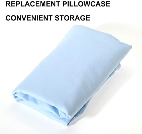 KWLET U Shaped Pregnancy Pillow Cover 57x30 Inch Blue