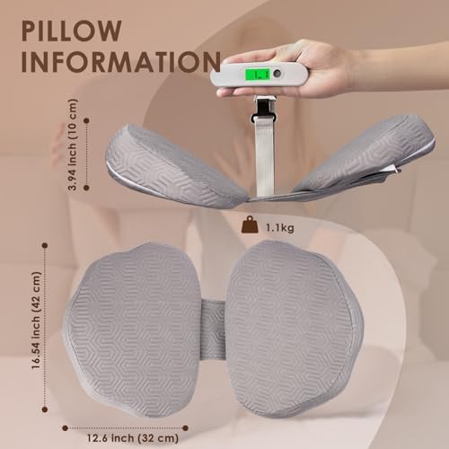 Chilling Home Pregnancy Pillow with Detachable Design - Grey