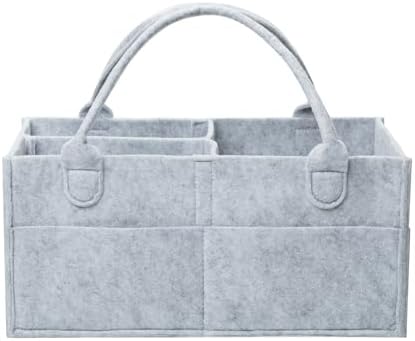 Mr Pen Baby Diaper Caddy Organizer Large Grey