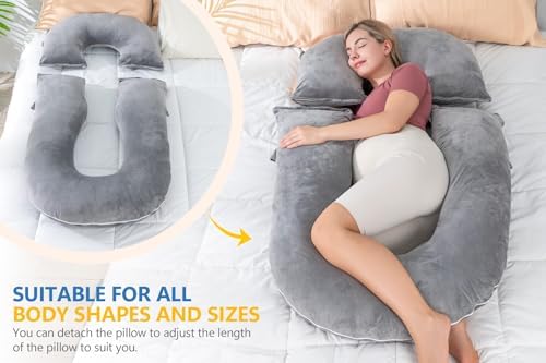 INSEN Pregnancy Pillow with Detachable Design 1