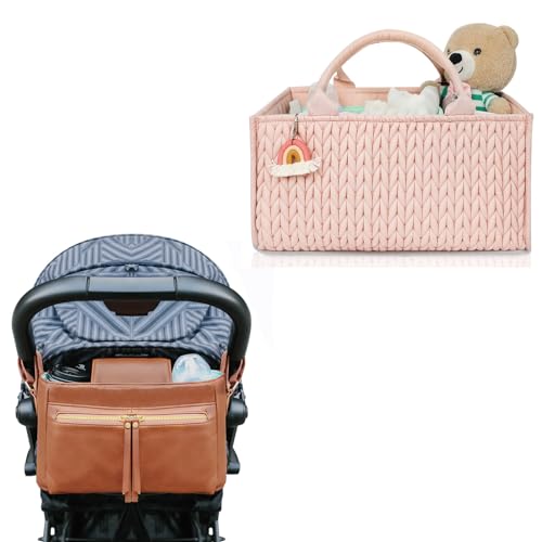 MOMINSIDE Baby Diaper Caddy Organizer Stroller Car Storage