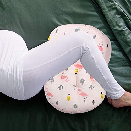 AIFUSI Pregnancy Pillow Double Wedge Support for Bump and Back