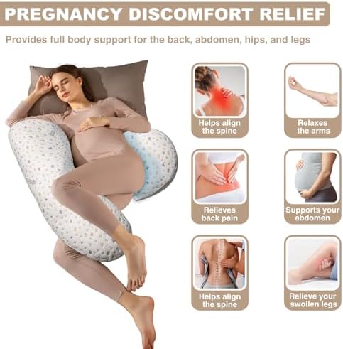 Anfrandce Pregnancy Pillow for Ultimate Comfort
