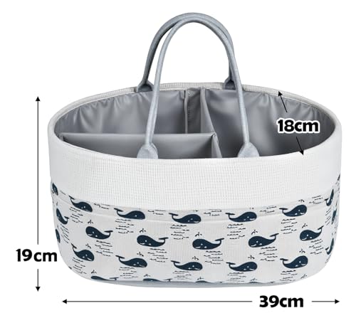 Lemonfilter Baby Diaper Caddy with Handle 1
