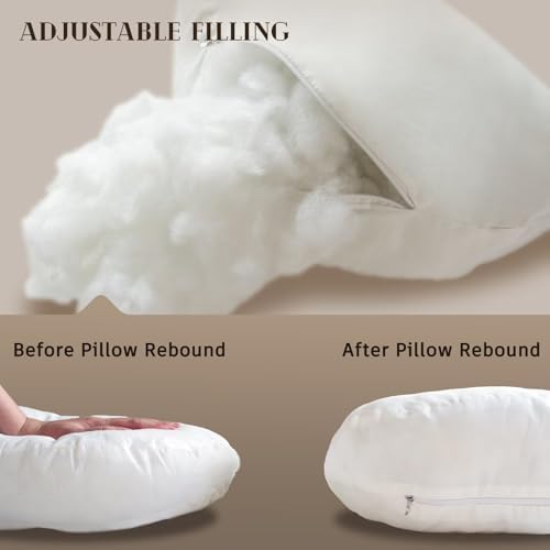 DOWNCOOL Pregnancy Pillow with Removable Cover 1