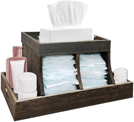 YEXEXINM 3-in-1 Diaper Caddy Organizer