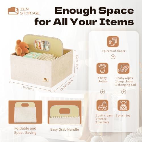 ZenStorage 2Pack Baby Caddy Organizer for Essentials