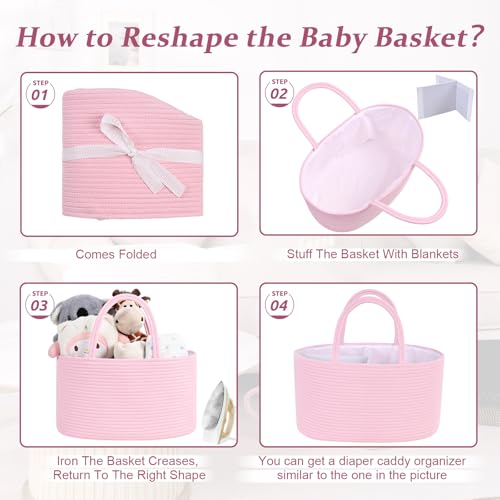 Baby Diaper Caddy Organizer with Removable Divider 1