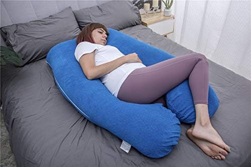MOON PINE Pregnancy Pillow with Dark Blue Cover 1