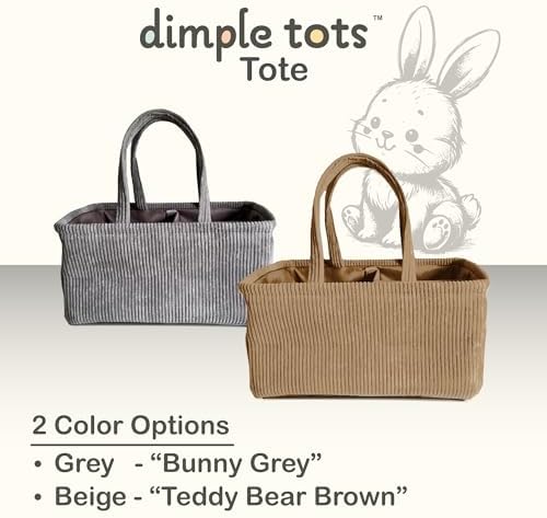 Newborn Essentials Diaper Caddy - Travel Car Organizer