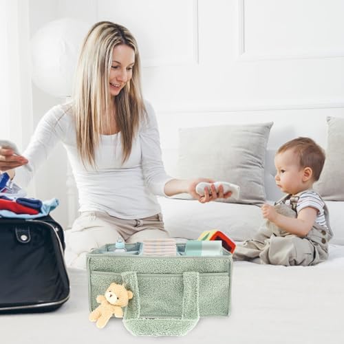 KTZCTPCA Baby Diaper Caddy Storage Basket