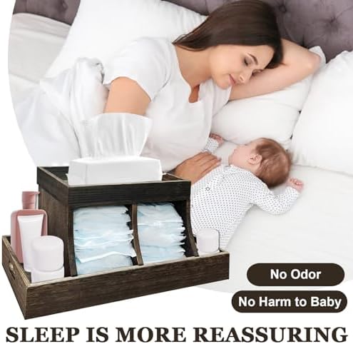 YEXEXINM 3-in-1 Diaper Caddy Organizer